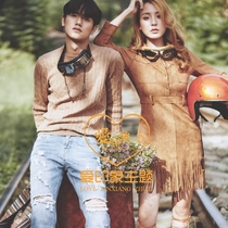 2020 Exhibition New Movie Themed Clothing Outfits Wedding Wedding photography lovers Write a real winter photo sweater dress