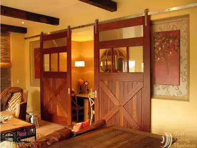 Stainless steel barn door indoor moving door American sliding door Crane