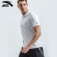 Anta ngắn tay nam t-shirt ve áo polo áo 2018 mùa hè mới đơn giản nhanh chóng làm khô breathable thể thao màu trắng từ bi