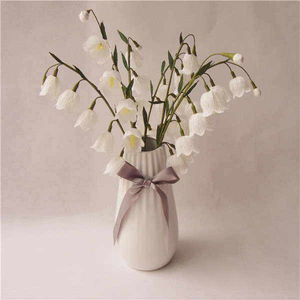 Lily of the valley production material package IDY handmade wrinkle paper flower material package Paper art students handmade class assignments