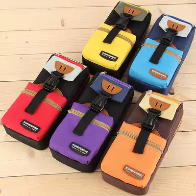 Korean style cute large capacity multi-functional student multi-layer creative pen bag stationery box for men and women