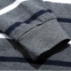 Thời trang xuân hè 2018 áo thun dài tay áo sơ mi POLO cotton sọc dài tay trẻ trung mặc thường ngày