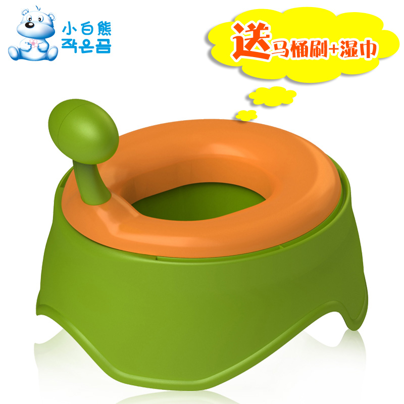 小白熊坐便器  婴儿宝宝多功能小马桶 儿童座便器 小便尿盆09027