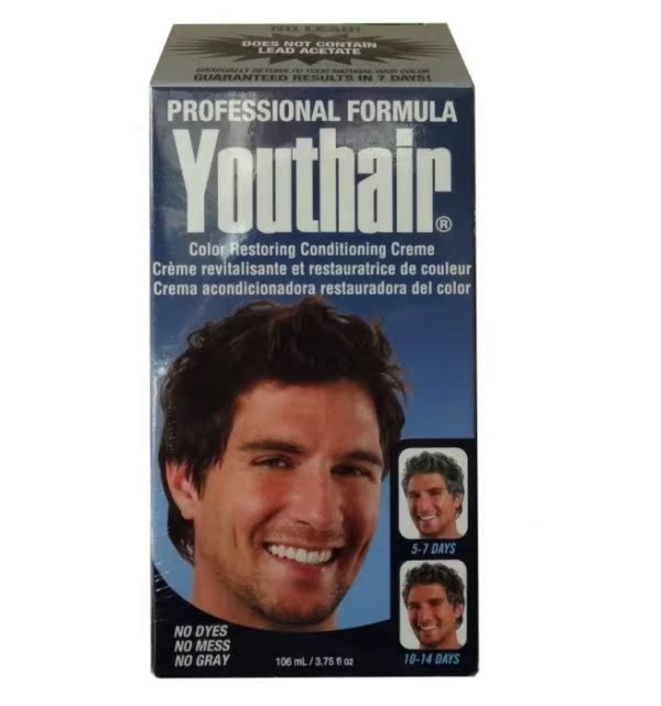 New! 新包装美国进口Youthair优丝黑美发乳霜(3.75oz台湾官网直邮