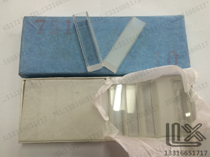 玻璃比色皿751(722)10mm,1cm,单支价,10只/盒