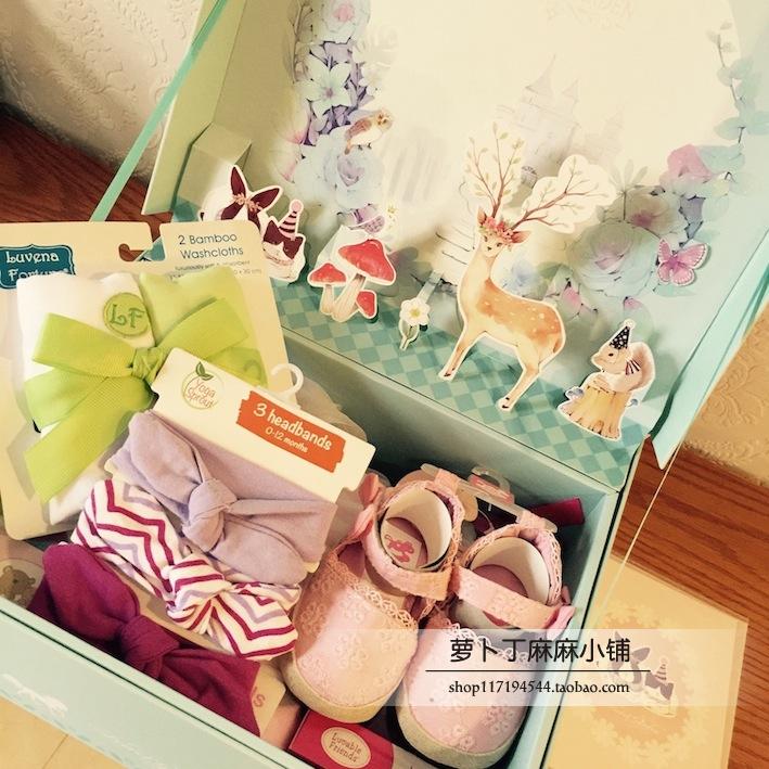 Roperin Tingen Hemp ® Private Custom Baby Gift Box Full Moon Gift 100 Days of Lilly Lilly personality DIY