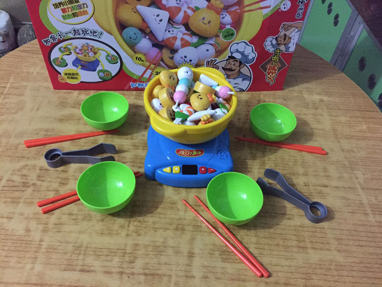 Emulated Home Wine Hotpot Toy Family Puzzle play Japanese cuisine chopsticks Toys Kanto cook