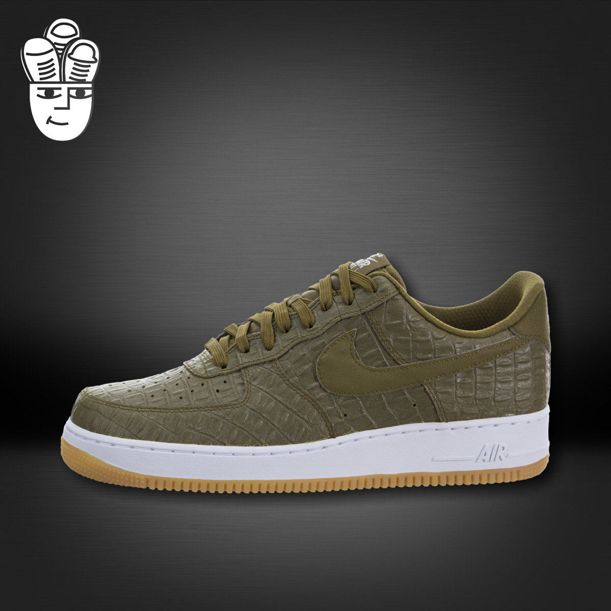 Nike Air Force 1 '07 LV8 耐克男子复古低帮板鞋 鳄鱼纹印花限量