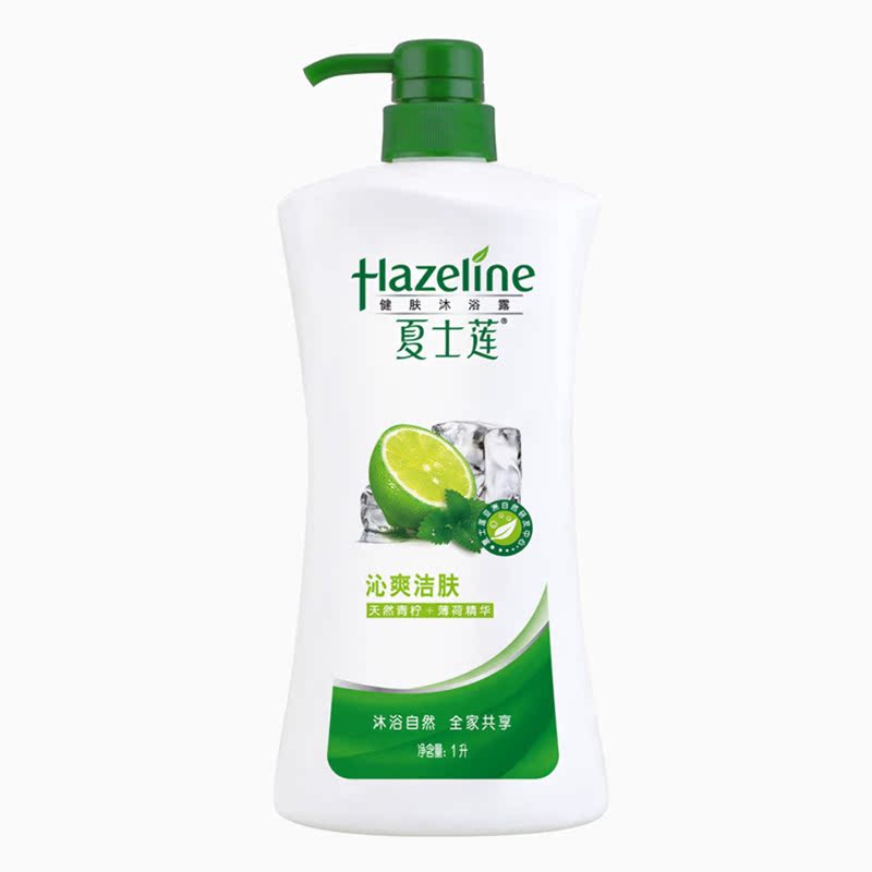 联合利华 夏士莲沁爽洁肤健肤沐浴露1L