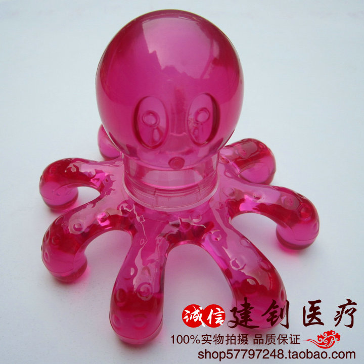 八爪鱼头部按摩器按摩爪多功能手动章鱼按摩器 背部腿部按摩