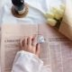 Nhật Bản và Hàn Quốc đơn giản kết hợp nhẫn trang sức thủy triều mở đuôi nhẫn nhẫn nam và nữ [6 bộ] J05 đeo nhẫn ngón trỏ Nhẫn