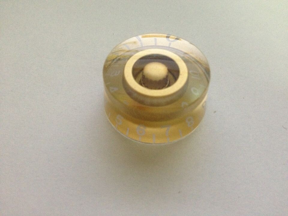 LP electric guitar knob hat guitar volume knob knob LP potentiometer cap straight gold white