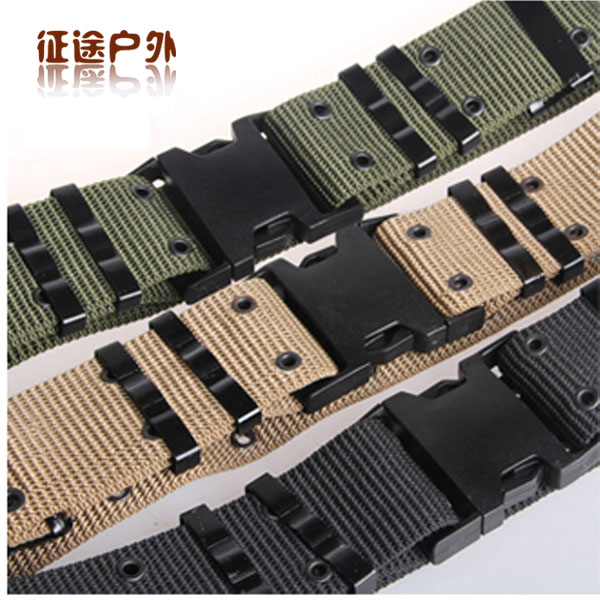 Expeditionary Tactical Canvas Outer Belt Male Camouflatus Outer Belt Outdoor Field CS Equipment S Belt