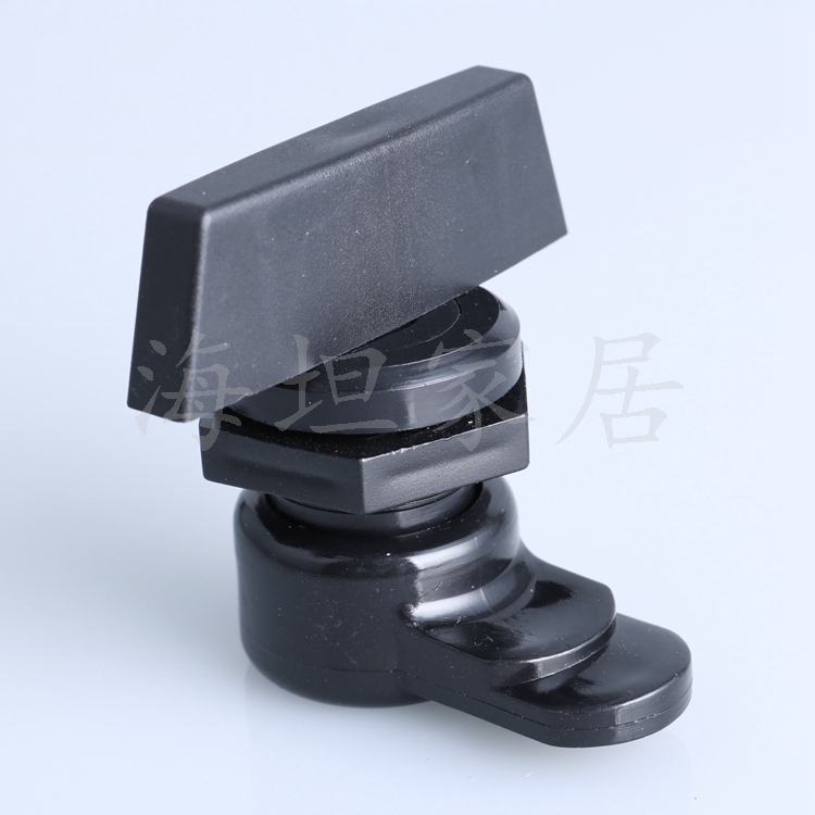 Haitan Jiye Box Lock ABS Nylon S Lock Cylinder Plastic Turning Tongue Lock Jiye Lock Iron Cabinet Lock