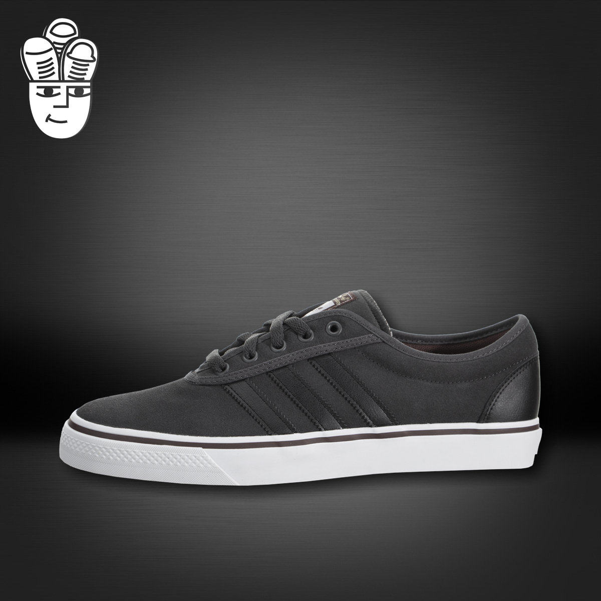 阿迪达斯 Adidas Adi Ease 三叶草板鞋 时尚男子低帮休闲鞋