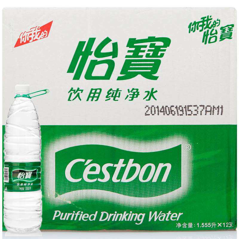 【苏宁易购】　怡宝 纯净水 1555ml*12 箱装