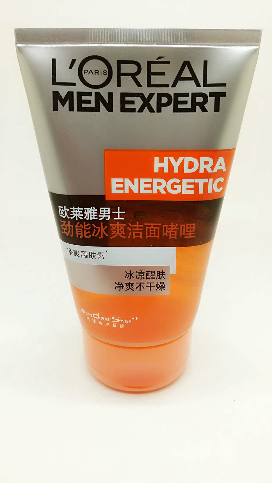L＇oreal/欧莱雅正品欧莱雅男士劲能冰爽洁面啫喱100ml