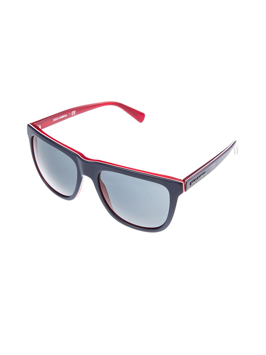 Dolce&Gabbana 深蓝色Logo装饰太阳眼镜