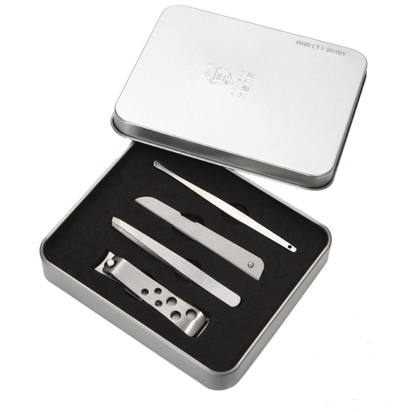 大吉 指甲刀指甲剪指甲钳套装修眉挖耳勺精钢细作修脚甲工具套装