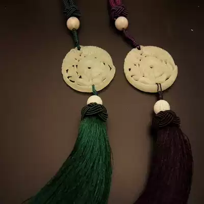 Hanfu accessories waist, Jade, Jade, fish, festival, annual, more than pendants, Palace tassels, Jade