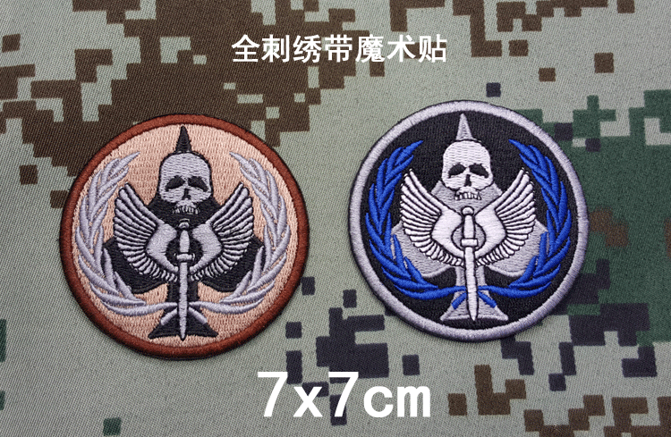 The decisive moment 6 Modern Warfare 2 game badge armband TF141 Velcro COD6 embroidery version custom bag stickers