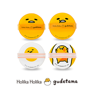 韩国holika holika懒蛋蛋系列懒蛋君气垫BB粉扑套装