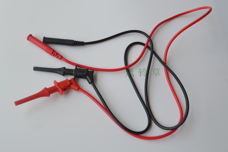 Aircraft head test clip turn Banana head Flat telescopic test Double hook Flat clip hook wire claw hook Test hook