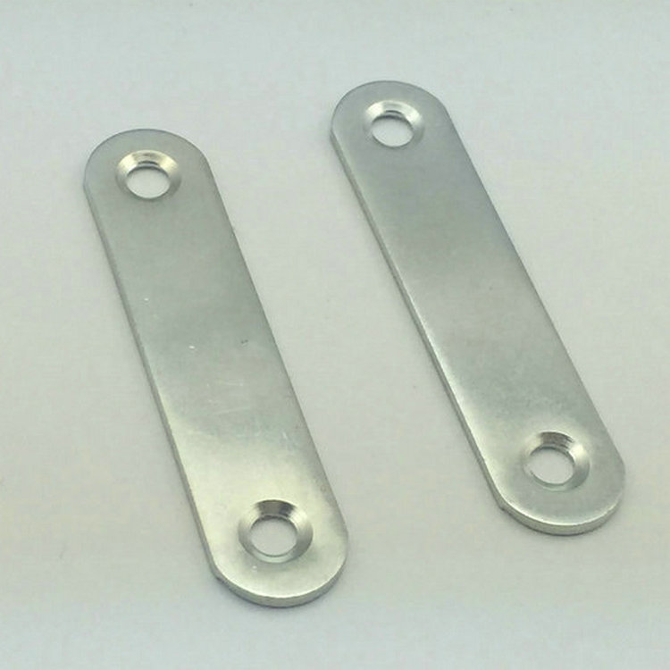 Eagle Lansee thickened furniture connecting piece steel straight sheet angle iron 180 degrees angle code one-shaped flat angle sheet fixing code