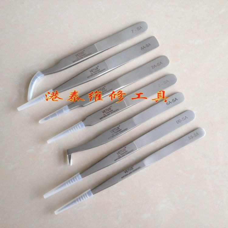 瑞士VETUS镊子 超细高精密镊子2ASA/7-SA/00-SA/2-SA/AA-SA/SS-SA