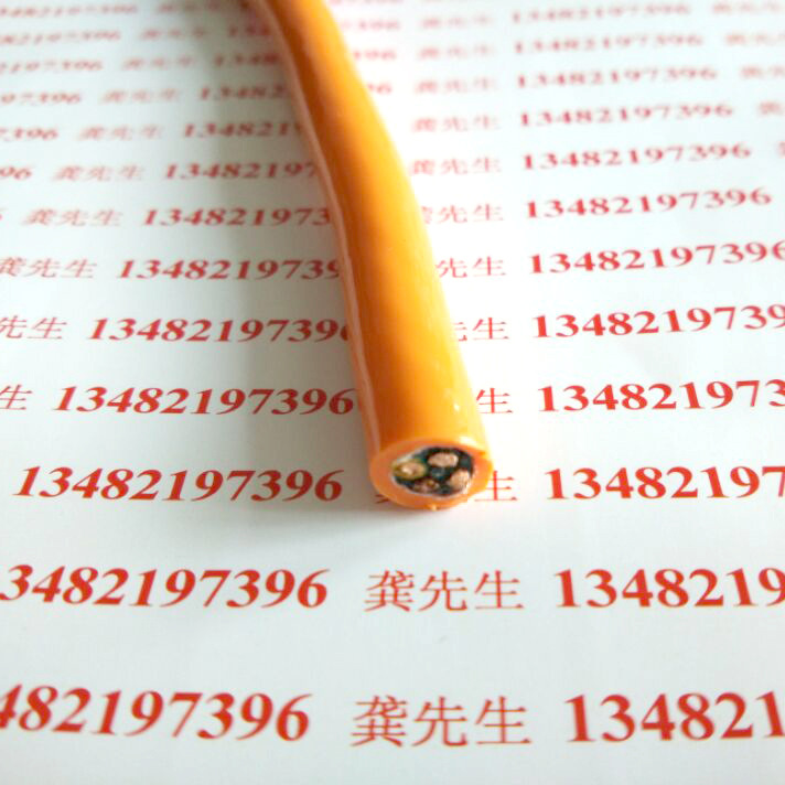 Orange PUR Polyurethane High Soft Tow Chain Cable 4 9 10 0 75 1 2 3 6 8 Square Motion Cable