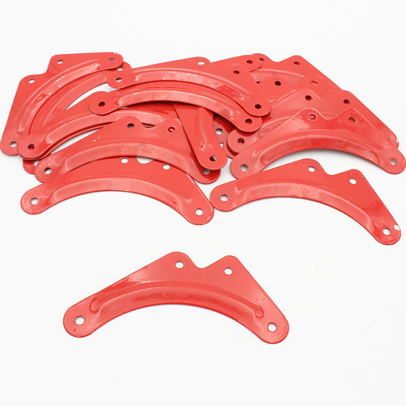 Aluminum Alloy Ladder Thickened Reinforcement Sheet Ladder Accessories Herringbone Ladder Thickened Corner Reinforcement Sheet Triangle Red Iron Sheet