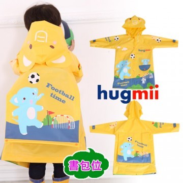 【Hugmii】 童趣造型EVA书包位雨衣台湾官网直邮进口
