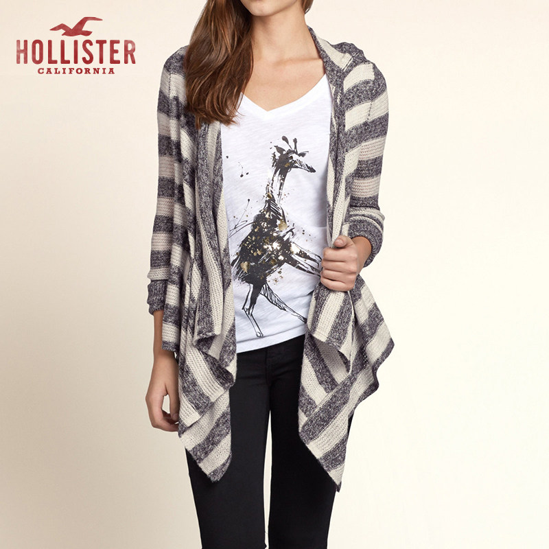 Hollister Westwards 连帽毛线衫 女 84043