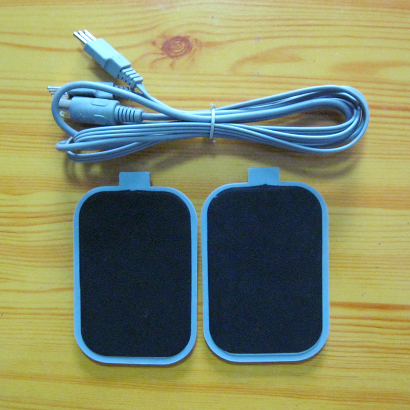 Special heating electrode for brand machine and its special heating physiotherapy lead