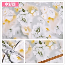 Watercolor cotton silk quilt single clip by cotton silk children kindergarten quilt cover can be customized adult three four sets