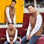 Áo vest nam / quần cotton nam đỉnh cao mới ấm và áo gió cotton xu hướng thời trang áo khoác F454087 - Áo thể thao áo khoác nam thể thao