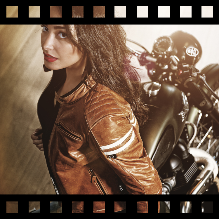 Segura retro leather protective leather jacket women's riding suit anti-fall motorcycle locomotive imported cowhide jacket jacket