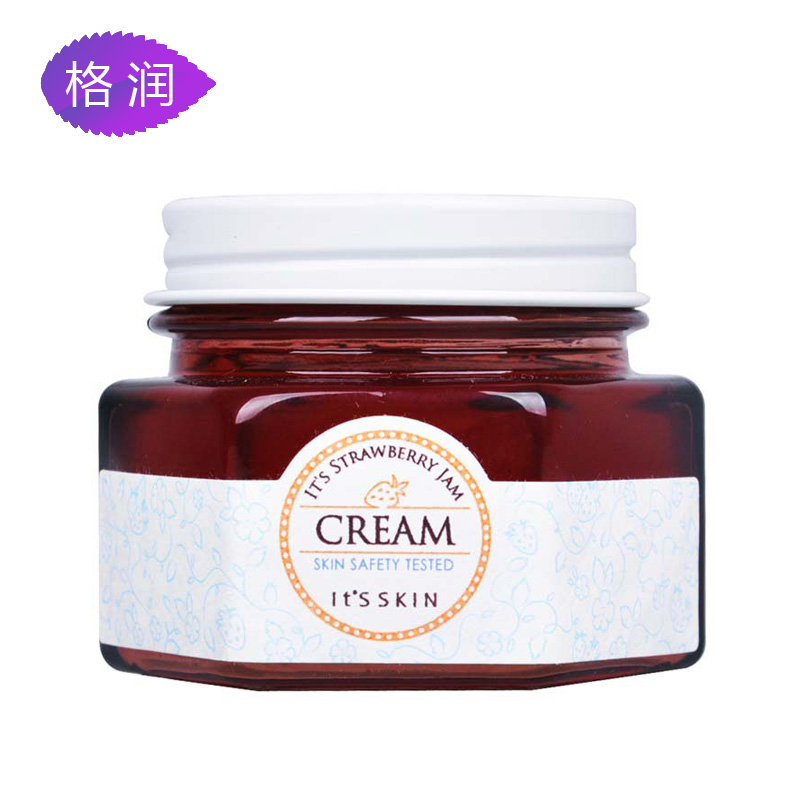 格润海外 韩国Its skin伊思草莓果酱保湿乳液55ml 弹力紧致