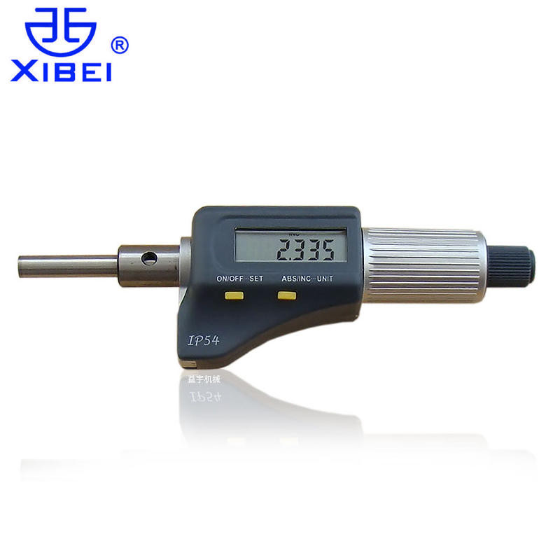 Green quantity IP54 Number of microscopic sub-heads waterproof with two buttons Electronic differential head 0-25mm micrometer head 0001