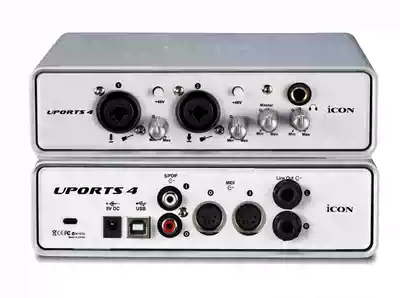 Aiken ICON UPORTS 4 Uports4 external USB audio card audio interface 4 in 4 out