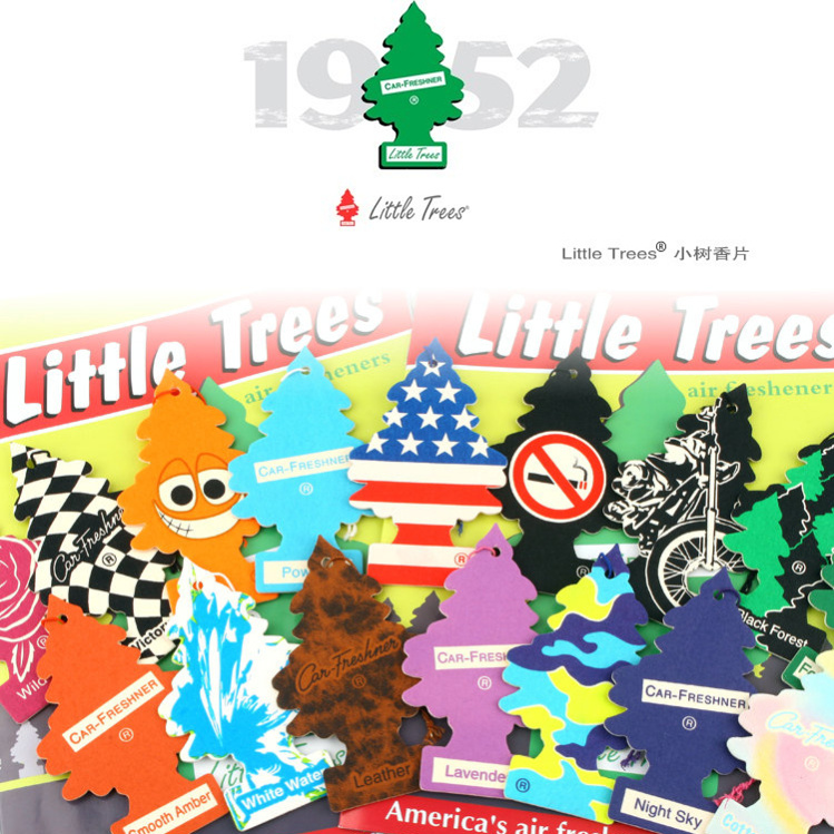 美国原装Little Trees小小树汽车香片 车用车载香薰香水挂饰 除臭