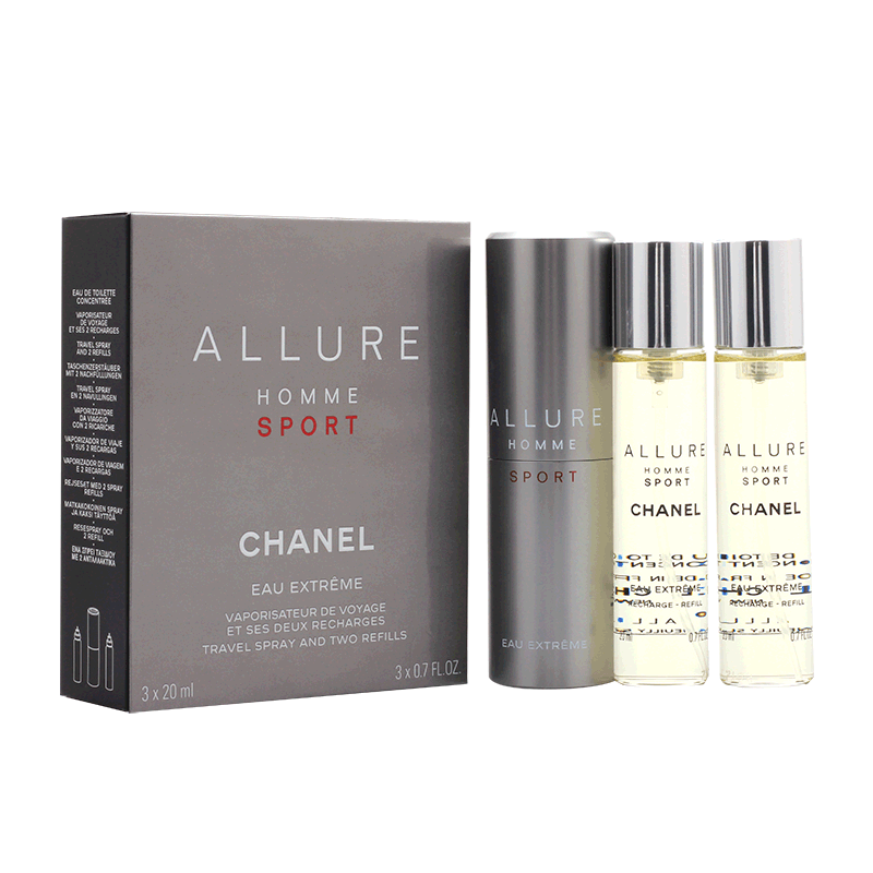 Chanel/香奈儿 极限运动魅力男士淡香水便携套装3*20ml
