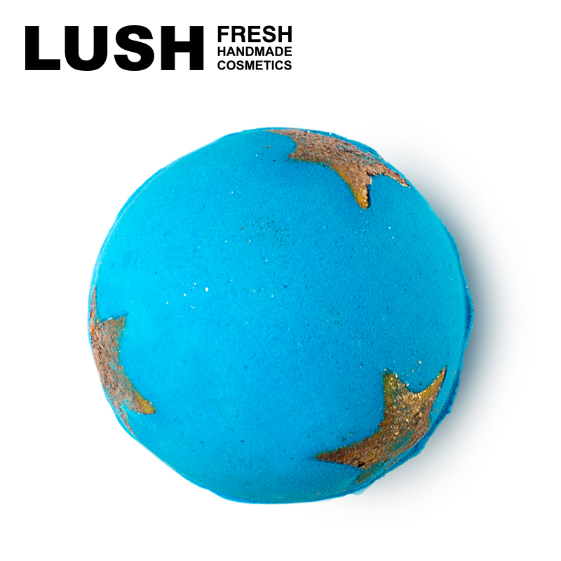 LUSH岚舒 日本进口星夜奇缘汽泡弹 滋润香薰滋润沐浴泡澡浴弹