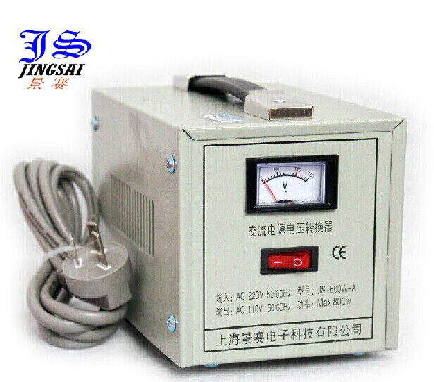 Jingsai transformer AC voltage converter JS-800WA 220V to 100V 800W Japanese electrical appliances