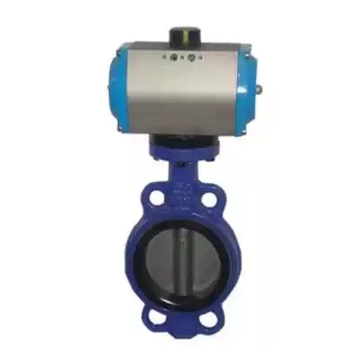Pneumatic butterfly valve D671X wafer pneumatic butterfly valve DN40 50 65 80 100 125 150 200
