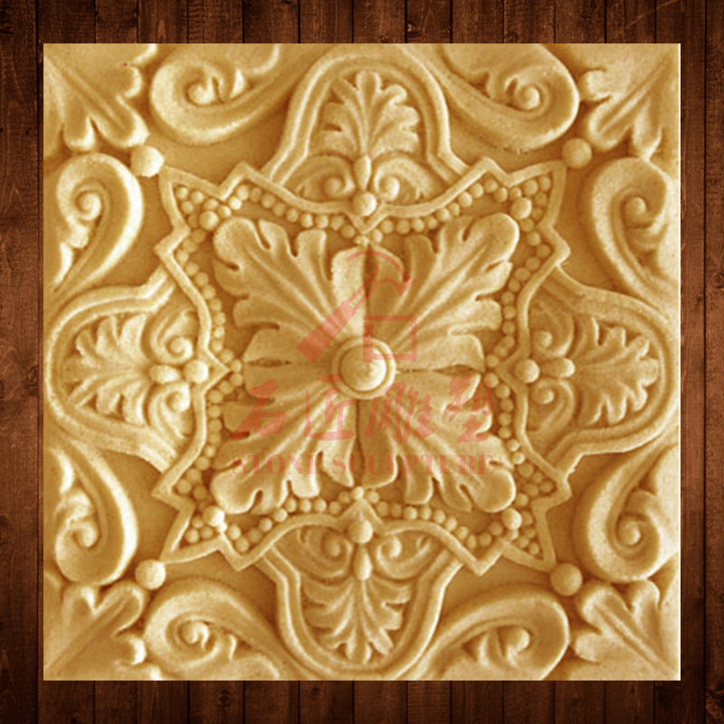 Artificial Sandstone Flower Board TV Sofa Hotel Clubhouse Background Wall Sandstone Decorative Plates Hot Sell-Rich board