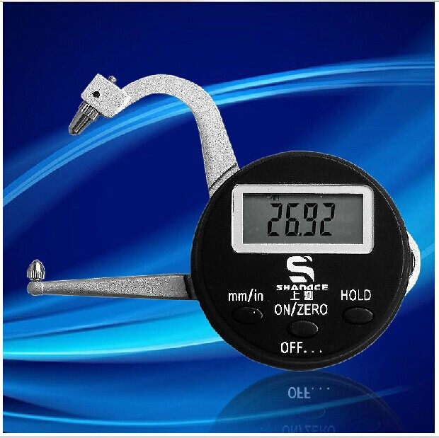 Upper measuring digital video caliper meter Electronic thickness gauge 0-25 4mm measuring wall thickness caliper Digital display inner caliper
