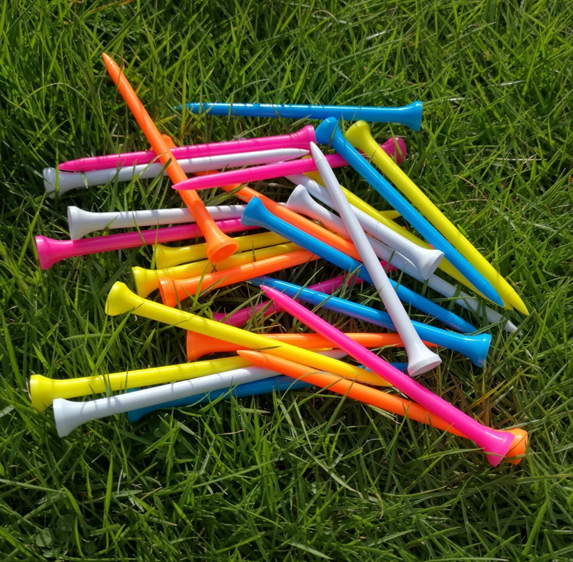 Golf nails golf TEE plastic ball nails Color TEE Golf TEE 100