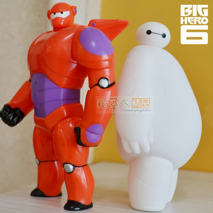 big hero6超能陆战队暖男大白胖子六大英雄联盟公仔玩偶玩偶玩具