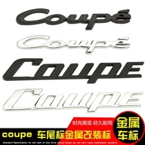 Haver h6 Cool Pie Coupe Retrofit Personality Metal Car Mark Letter Tail Mark 3D Solid Car Stickup Coupe Car Mark